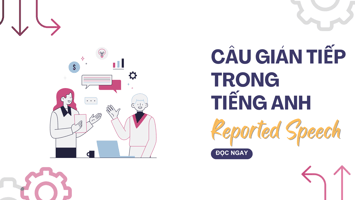 Câu gián tiếp trong tiếng Anh (Reported Speech)